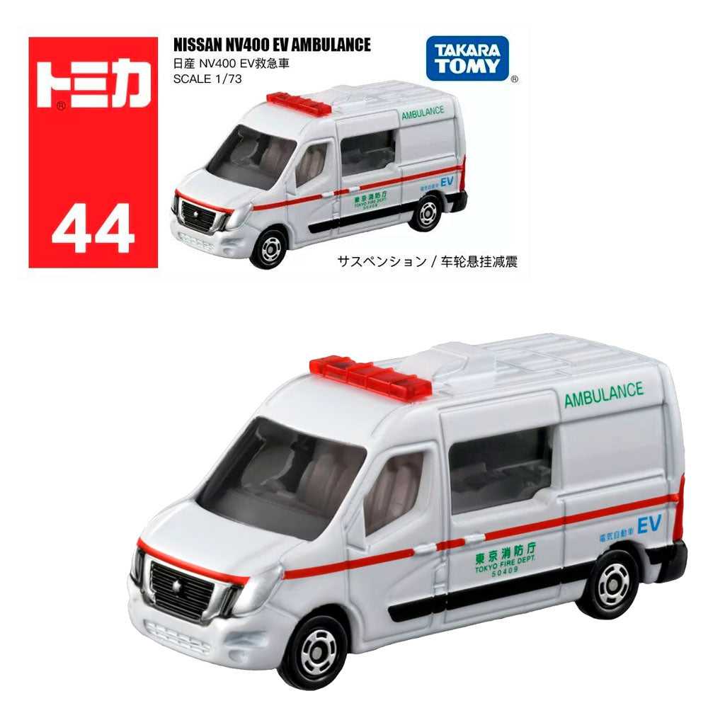 TOMICA PREMIUM NISSAN NV400 EV AMBULANCE NO.44 TOMICA PREMIUM NISSAN NV400 EV AMBULANCE NO.44
